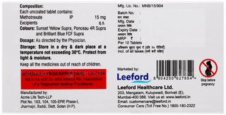 Trexodat 15 Tablet 10